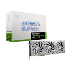 MSI GeForce RTX 4070 Ti SUPER GAMING X SLIM WHITE 16GB GDDR6X RGB LED Graphics Card