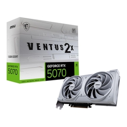 MSI GeForce RTX 5070 12G VENTUS 2X OC WHITE 12GB GDDR7 Graphics Card