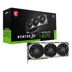 MSI GeForce RTX 4070 VENTUS 3X E1 12G OC 12GB GDDR6 Graphics Card