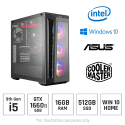 Express Gaming Prime Intel i5-9600k GTX 1660Ti 16GB PC