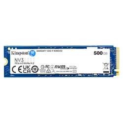 Kingston NV3 500GB 5000MB/s PCIe Gen 4 NVMe M.2 (2280) SSD