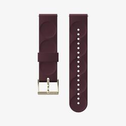 Suunto 20mm Urban 1 Silicone Strap Burgundy Gold size S for Suunto 3