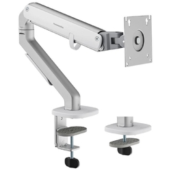 Humanmotion T6-1G Single Matte Silver Monitor Arm