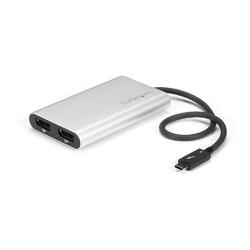 StarTech Mac & Windows Compatible Thunderbolt 3 to Dual DisplayPort 4K 60Hz Adapter