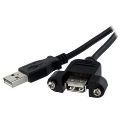 StarTech 30cm F/M Panel Mount USB A to A Cable