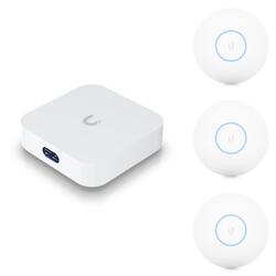 Bundle -- Ubiquiti UX WiFi 6 Access Point and Router + U6-Pro AX5300 Dual-Band WiFi Access Point (3 Pack)