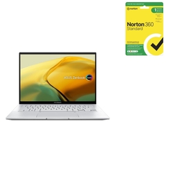 Bundle -- Asus Zenbook 14 14" 2.8K OLED Touch i7-13700H 16GB 512GB SSD WiFi 6E W11H Laptop + Norton 360 12 Months Antivirus Software