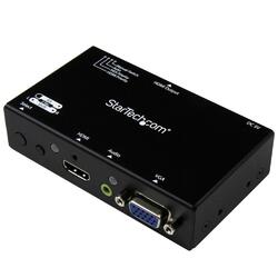 StarTech Automatic Priority Switching 2x1 HDMI + VGA to HDMI Converter Switch