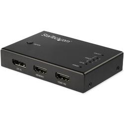 StarTech 4-Port 4K HDMI DisplayPort Automatic Video Switch